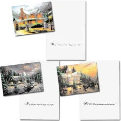 72pcs Snowy Town Assortment Christmas Card Greetings 10 72pcs Snowy Town Assortment Christmas Card Greetings -Christmas Favors Shop Christmas Snowy Town Greeting Cards Assortment with Envelopes 2 result 600x600 1
