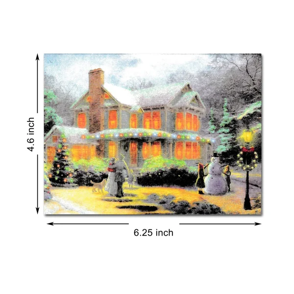 72pcs Snowy Town Assortment Christmas Card Greetings 8 72pcs Snowy Town Assortment Christmas Card Greetings - Image 6