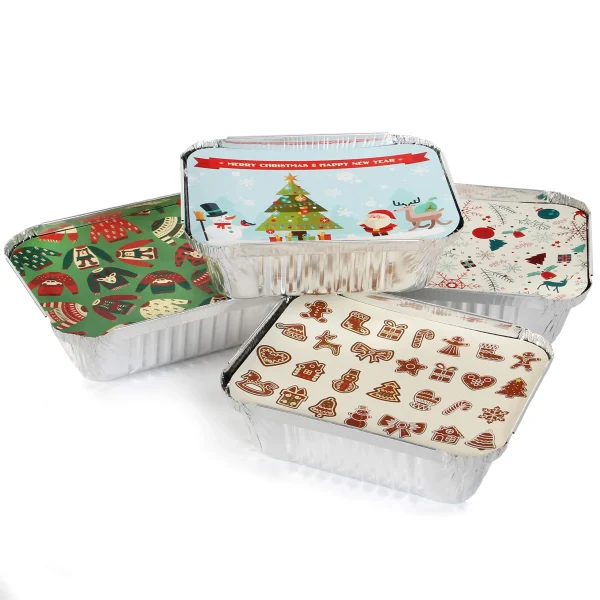 48pcs Christmas Cookie Tin With Lids 5 48pcs Christmas Cookie Tin With Lids - Image 3