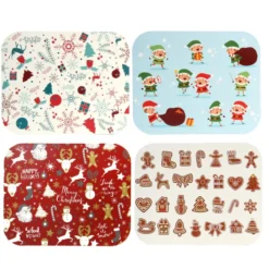48pcs Christmas Cookie Tin With Lids 13 48pcs Christmas Cookie Tin With Lids -Christmas Favors Shop Christmas Treat Foil Containers 6 result 600x600 1