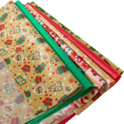150pcs Christmas Classic Assorted Tissue Paper -Christmas Favors Shop Classic Design Christmas Kraft Tissue Paper 150 Sheets 3 result 600x597 1