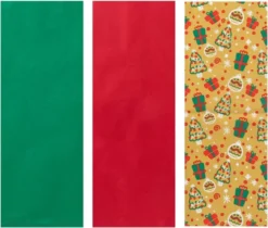 150pcs Christmas Classic Assorted Tissue Paper -Christmas Favors Shop Classic Design Christmas Kraft Tissue Paper 150 Sheets 5 result 600x510 1