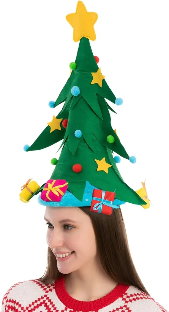 Colorful Christmas Tree Hat 4 Colorful Christmas Tree Hat - Image 2