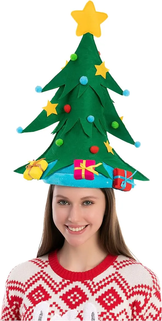 Colorful Christmas Tree Hat 5 Colorful Christmas Tree Hat - Image 3