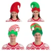3pcs Colorful Felt Christmas Elf Hat