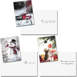 72Pcs Cute Christmas Greeting Card -Christmas Favors Shop Cute Merry Christmas Greeting Cards for Holiday Parties 3 result 600x599 1