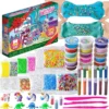 56pcs Art And Craft DIY Slime Kit Making Set -Christmas Favors Shop DIY Slime Set with 18 Slime and 38 Accessories 1 result 1 600x596 1