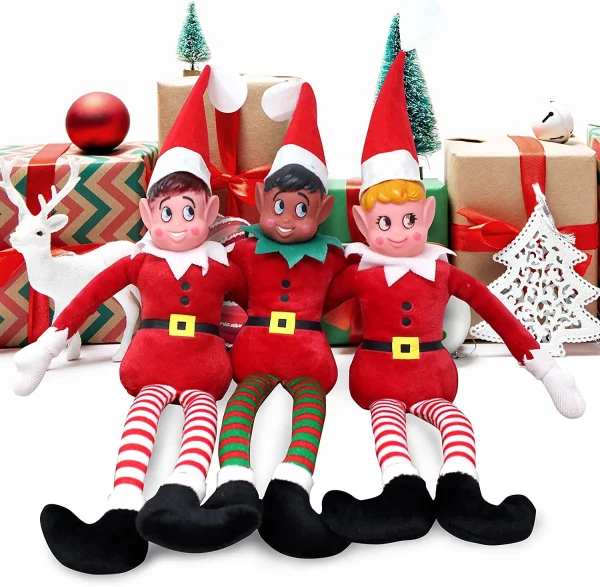2pcs Christmas Elf Plush Doll 12in 2 2pcs Christmas Elf Plush Doll 12in