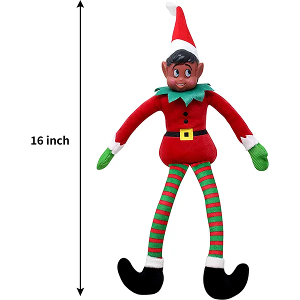 2pcs Christmas Elf Plush Doll 12in 7 2pcs Christmas Elf Plush Doll 12in - Image 6