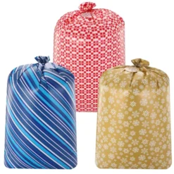 3pcs Extra Large Christmas Gift Bags With Gift Tags