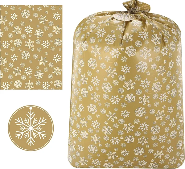3pcs Extra Large Christmas Gift Bags With Gift Tags 5 3pcs Extra Large Christmas Gift Bags With Gift Tags - Image 3