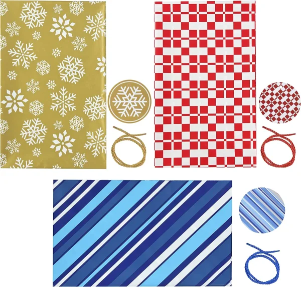 3pcs Extra Large Christmas Gift Bags With Gift Tags 8 3pcs Extra Large Christmas Gift Bags With Gift Tags - Image 6