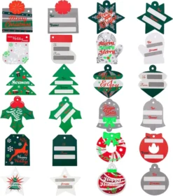 Foil Christmas Gift Tags With Strings -Christmas Favors Shop Foil Christmas Gift Tags With Strings 3 result 600x681 1