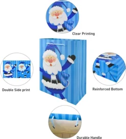 24pcs Blue Themed Christmas Gift Bags -Christmas Favors Shop Generic amp Cute Design Blue Themed Bags 24 Pcs 5 result 600x662 1