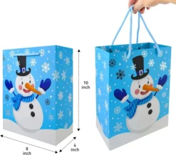 24pcs Blue Themed Christmas Gift Bags -Christmas Favors Shop Generic amp Cute Design Blue Themed Bags 24 Pcs 6 result 600x530 1