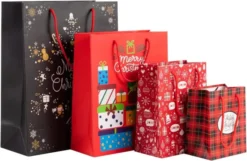 18pcs Christmas Gift Bags Bulk Set 10 18pcs Christmas Gift Bags Bulk Set -Christmas Favors Shop Gift Bags 18 Pcs 3 result 600x392 1