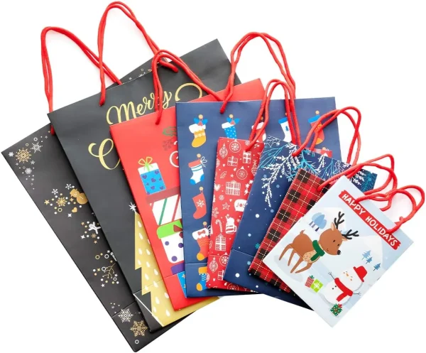 18pcs Christmas Gift Bags Bulk Set 6 18pcs Christmas Gift Bags Bulk Set - Image 4