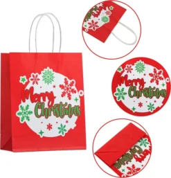 24pcs Christmas Paper Goodie Bags -Christmas Favors Shop Gift Bags for Wrapping 24 Pcs 6 result 600x624 1