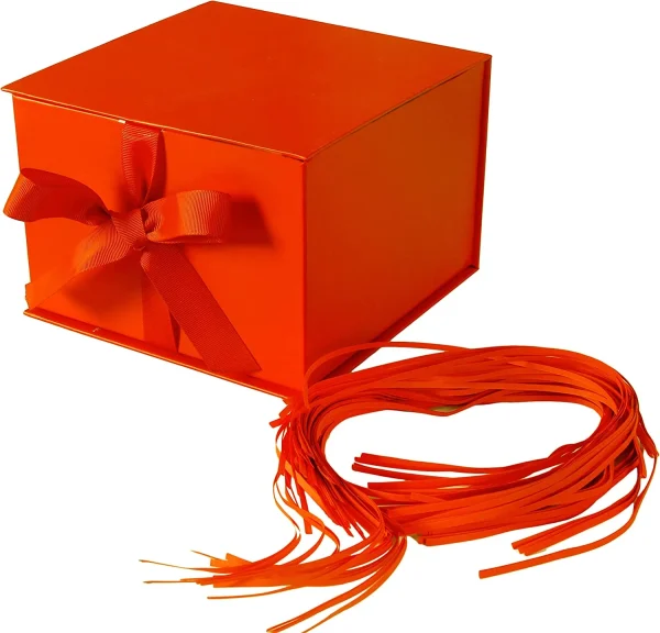 2pcs Red Christmas Gift Boxes 5 2pcs Red Christmas Gift Boxes - Image 3