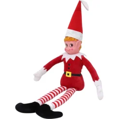 2pcs Red Christmas Girl Elf Plush Doll 10 2pcs Red Christmas Girl Elf Plush Doll -Christmas Favors Shop Girl Elf plush Red Doll 2 packs JOYIN 3