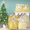 6pcs Gold Drawstring Fabric Gift Bags -Christmas Favors Shop Golden Fabric Gift Bags 6 Pcs 1 result 600x600 1