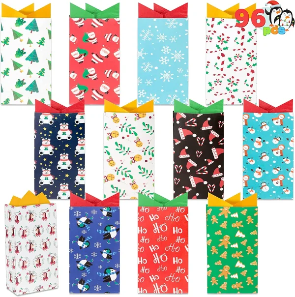 96pcs Assorted Christmas Goodie Bags 4 96pcs Assorted Christmas Goodie Bags - Image 2