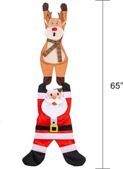 Hanging Santa Claus With Reindeer Decoration 65in -Christmas Favors Shop Hanging Santa Claus with Reindeer 65in 1 600x824 1