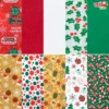 150pcs Christmas Solid Kraft Tissue Paper