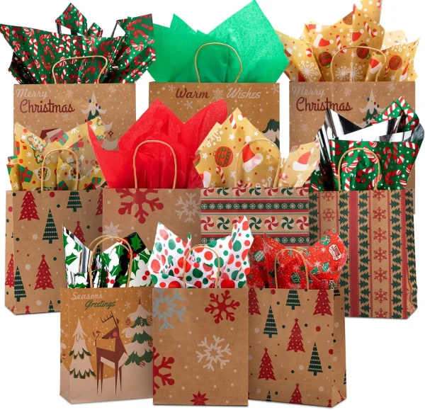 150pcs Christmas Solid Kraft Tissue Paper 7 150pcs Christmas Solid Kraft Tissue Paper - Image 5