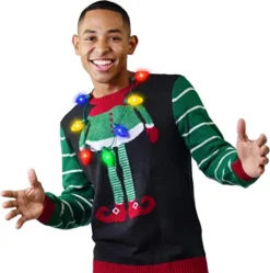 12pcs LED Light Up Christmas Bulb Necklace Accessories -Christmas Favors Shop Light Up Bulb Necklace 12 Pcs 5 result