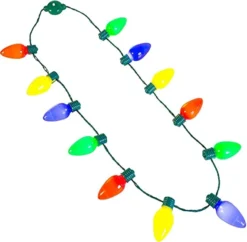 2pcs Christmas Lighted Necklace And Santa Hat Headband 11 2pcs Christmas Lighted Necklace And Santa Hat Headband -Christmas Favors Shop Light up Headband With Led Bulb Necklace 4 result