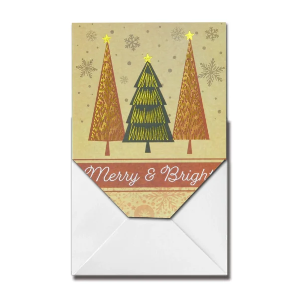 72pcs Foil Merry Christmas Greeting Card 7 72pcs Foil Merry Christmas Greeting Card - Image 5