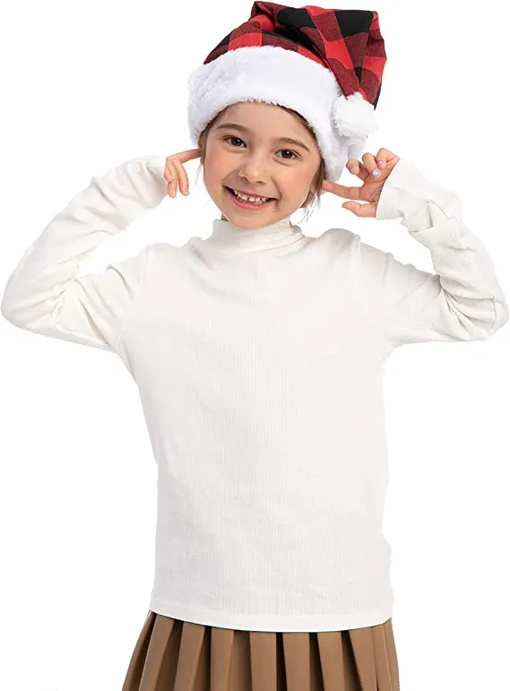 6pcs Plaid Christmas Hats 4 6pcs Plaid Christmas Hats - Image 3