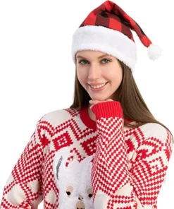 6pcs Plaid Christmas Hats 11 6pcs Plaid Christmas Hats -Christmas Favors Shop Plaid Christmas Hats 6 Pack 5 result