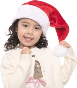 12pcs Christmas Red Velvet Santa Hats -Christmas Favors Shop Premium Christmas Santa Hats 12 Packs 5 result