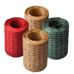4pcs Christmas Raffia Ribbon 1320ft
