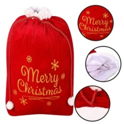 Large Red Santa Sack Bag -Christmas Favors Shop Red Santa Sacks 5 result 600x600 1