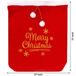 Large Red Santa Sack Bag -Christmas Favors Shop Red Santa Sacks 6 result 600x600 1