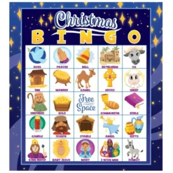 Religion Bingo - JOYIN -Christmas Favors Shop Religion Bingo JOYIN 5 result 600x600 1