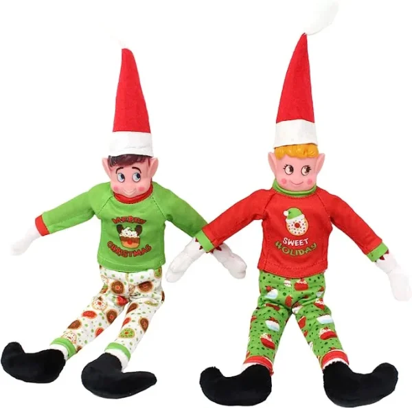 2pcs Christmas Ugly Sweater For Elf Doll 8 2pcs Christmas Ugly Sweater For Elf Doll - Image 6
