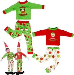 Christmas Favors Shop 15 Christmas Favors Shop -Christmas Favors Shop Santa Couture Ugly Sweaters for Elf Doll 3 600x604 1