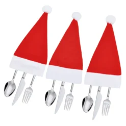 36pcs Santa Hat Silverware Holders -Christmas Favors Shop Santa Hats Silverware Holders 36 Pcs 5 result 600x600 1