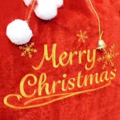 Christmas Santa Sack With Cord Drawstring 11 Christmas Santa Sack With Cord Drawstring -Christmas Favors Shop Santas Gift Sack 31in 3 600x600 1