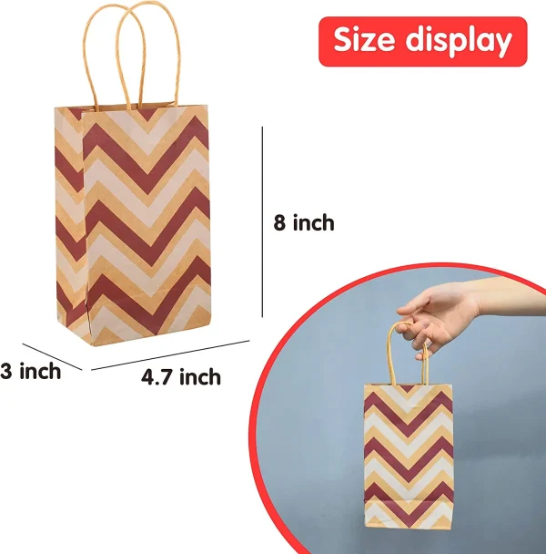 32pcs Small Christmas Gift Bags W/ Handles 8 32pcs Small Christmas Gift Bags W/ Handles - Image 6