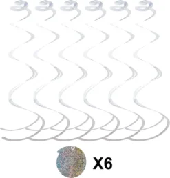 18pcs Christmas Snowflake Hanging String Decorations -Christmas Favors Shop Snowflake Hanging Swirls and Strings Decoration 18 Pcs 4 result 600x627 1