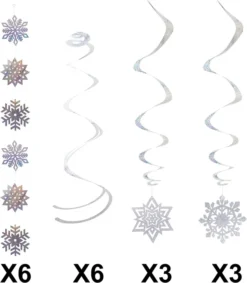 18pcs Christmas Snowflake Hanging String Decorations -Christmas Favors Shop Snowflake Hanging Swirls and Strings Decoration 18 Pcs 5 result 600x688 1