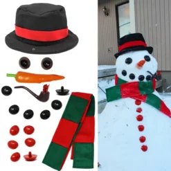 Christmas Snowman Decorating Kit 9 Christmas Snowman Decorating Kit -Christmas Favors Shop Snowman Decorating Kit 3 result 600x600 1