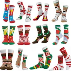 12pairs Christmas Warm Soft Cotton Socks