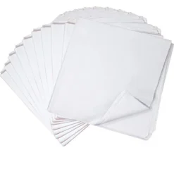 360pcs Solid White Tissue Paper Wrapping Accessory Set