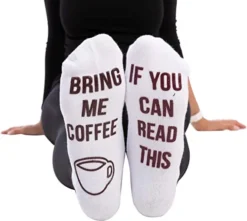 6pcs If You Can Read This Novelty Christmas Socks -Christmas Favors Shop White Christmas Novelty Socks for Women 6 pcs 5 result